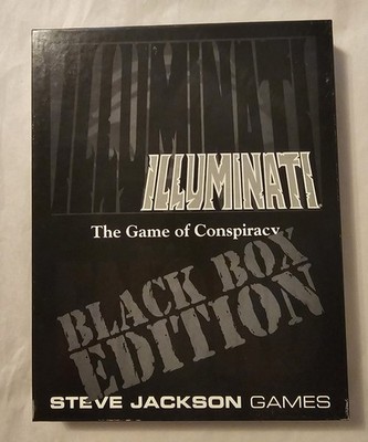 Illuminati: Black Box Edition one/500 copies Steve Jackson Games-Very Uncommon!!