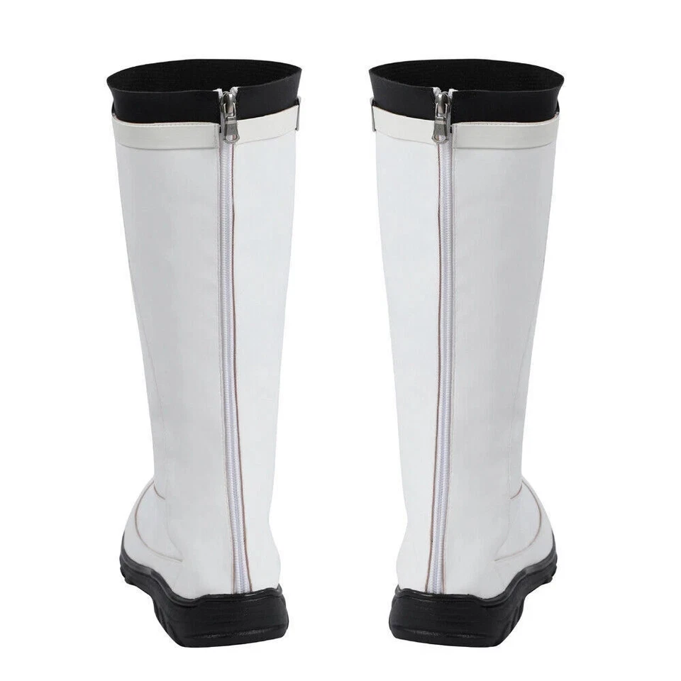 Mr. Fantastic Four Reed Richards White Superhero Fantastic 4 Boots. - Image 3 of 4