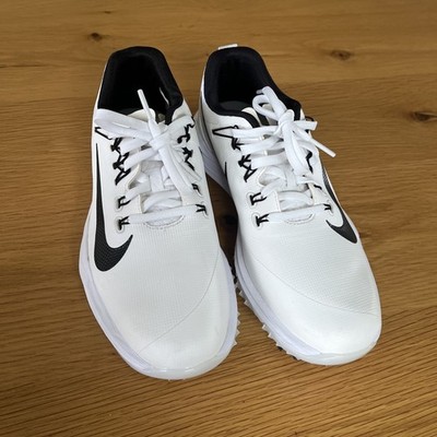 NIKE Lunar Control Vapor 2 White Black Golf Shoes Cleats Womens 6