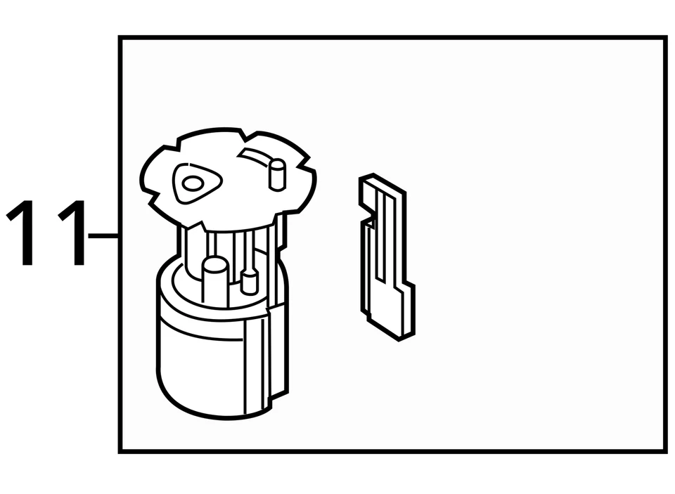 Fuel Pump Assembly 3.7L Fits 14-16 INFINITI Q70 2589816 Foto 4 de 4