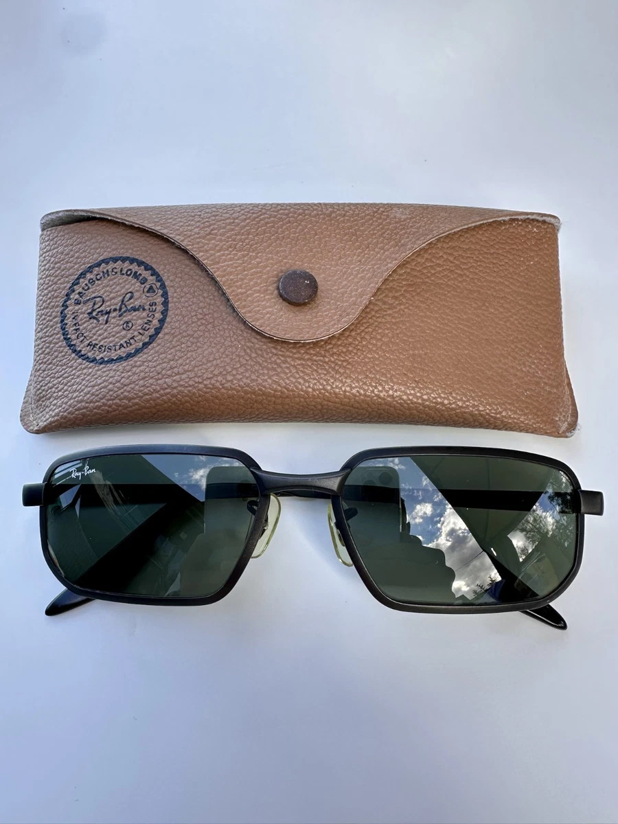 Ray-Ban Rectangular Metal Original Vintage Sunglasses for sale | eBay
