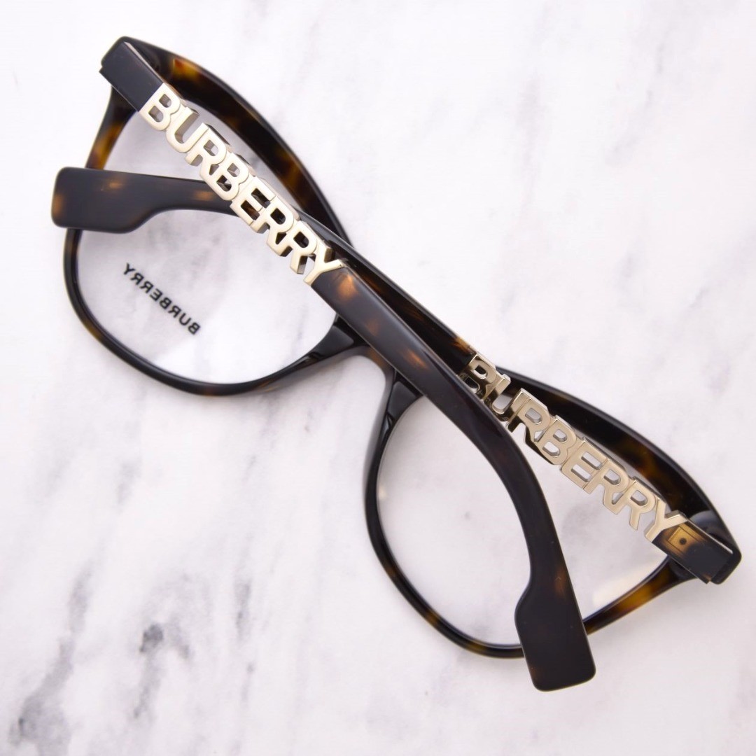 Burberry Angelica BE2373U 3002 Eyeglasses Women's Dark Havana Full Rim 54mm thumbnail 6