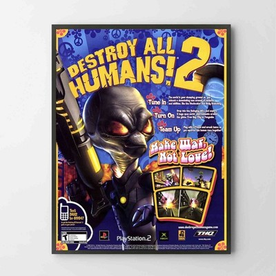 Poster Destroy All Humans 2 PS2 XBOX Premium Glossy Unframed Poster Print G3341