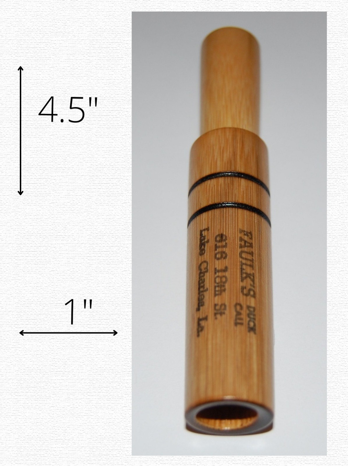 Faulk's Game Call   CA-11    Cane Duck Call