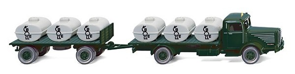 "Wiking 085602 1:87 Behelfstankzug (BüSsing 8000) \"Bolle\" Neu/Ovp"-image