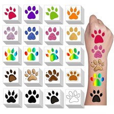 Paw Print Temporary Tattoos For Kids PawPrints