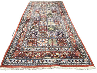 Felder Orientteppich Handgeknüpfter Moud Wohnzimmer 205x100cm carpet rug