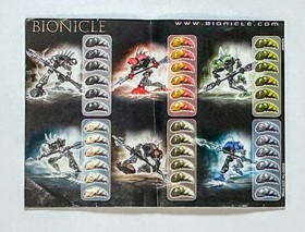 Lego Bionicle Rahkshi Panrahk 8587 100% Complete w/Kraata & Instructions