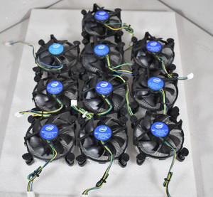 Lot of 10 Intel Stock CPU Coolers - for LGA 1200 1150 1151 1155 1156 115x socket