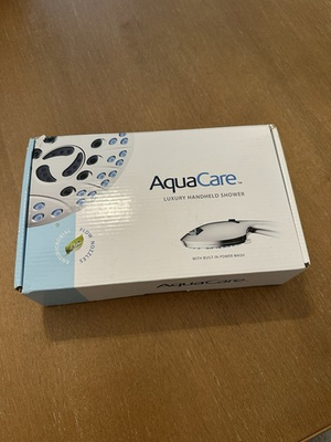 #ad #ad AquaCare Luxury Handheld Shower Head New in Box Built in Power Wash $25.00