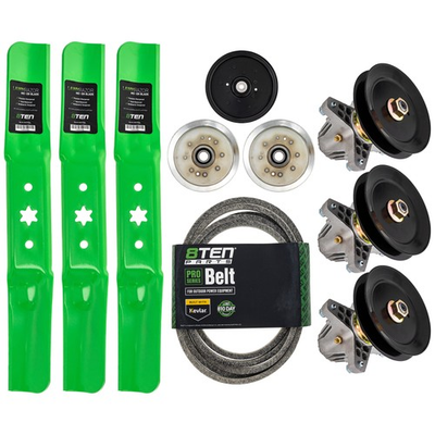 #ad 8TEN Deck Rebuild Kit Cub Cadet RZT L54 LX SX ZT1 Troy Bilt Mustang XP 54 Inch $155.95
