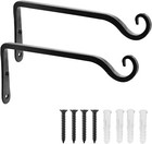 2 Pc Pack Wall Mounted Hanging Plant Hanger Bracket Hook for Indoor Outdoor