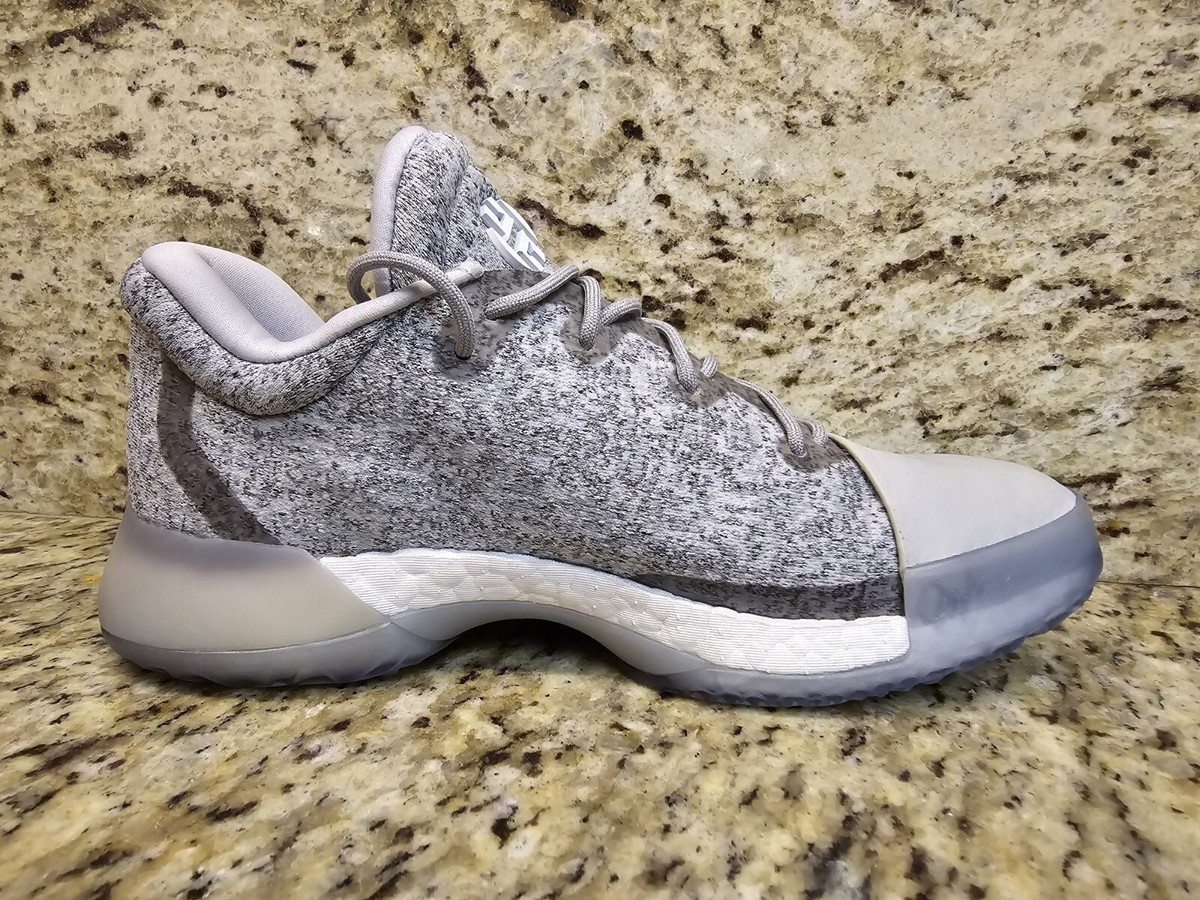 Adidas Harden Vol. 1 Basketball Silver Gray BY3480 Youth Big Kids