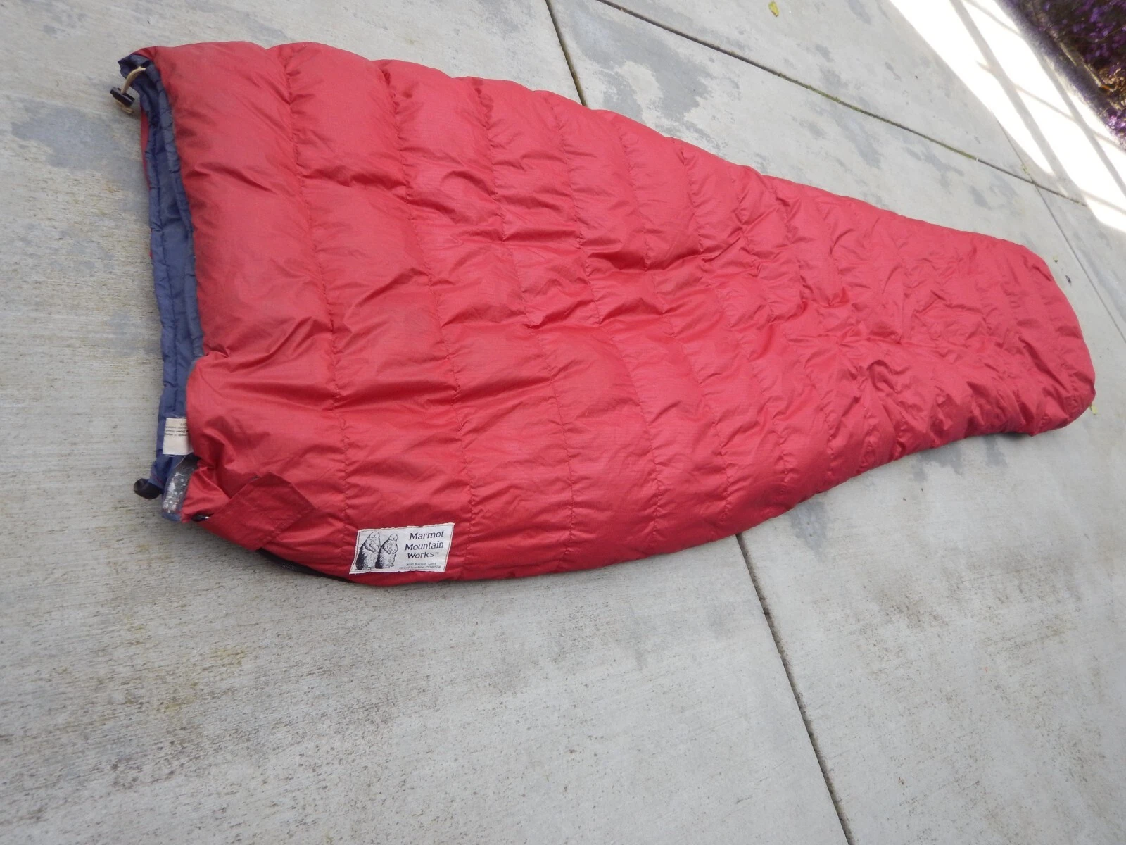Vintage Marmot Mountain Works Goose Down Sleeping Bag Grand Junction Colorado