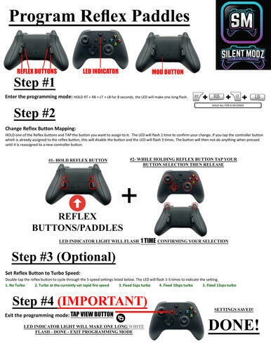 Blood Zombie Modded Reflex Buttons Rapid Fire Mod Controller for Xbox Series X S - Image 3 of 4
