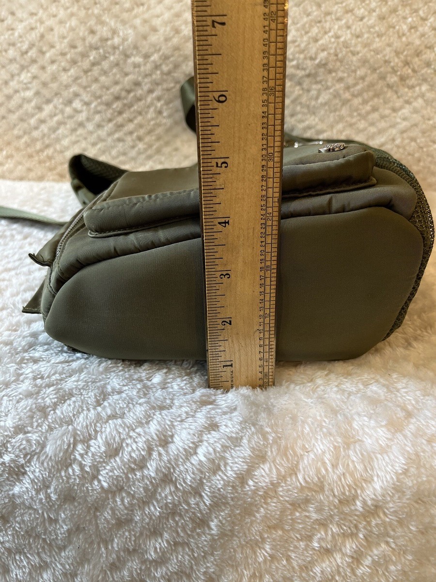 HOUSE OF HARLOW PURSE WOMENS OLIVE GREEN SAVANNAH SLING BAG 