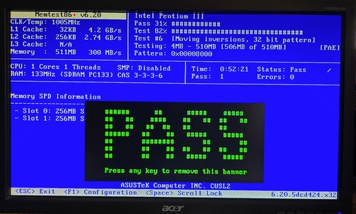 Asus CUSL2 + Intel Pentium III 1000MHz + 512MB RAM - Bild 3 von 15