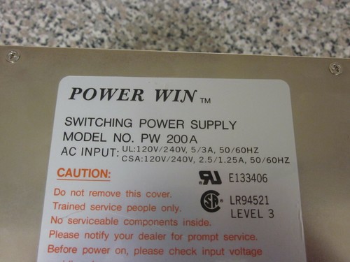 Power Win PW-200A 200W Max PSU Desktop Computer Power Supply Used Free Shipping - Picture 2 of 4