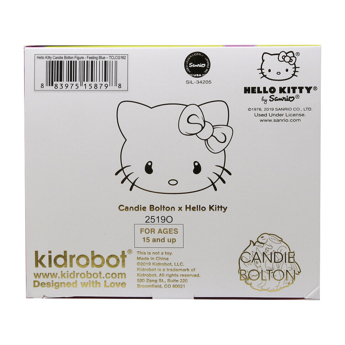 Hello Kitty x Kidrobot - Designer Hello Kitty Collectible Toys & Plush  Tagged Candie Bolton