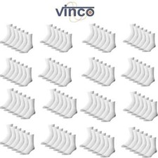 Wholesale Bulk Mens Crew Sock White Grey Cotton Sports Work Athletic Size 9-11