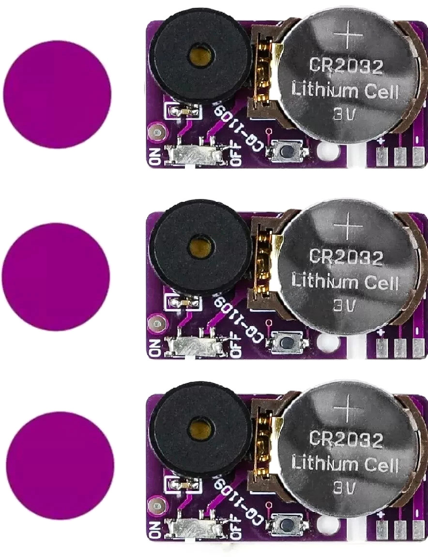 3Pcs Cricket Noise Maker Prank Device, 16 Sounds Hidden Prank Noise Maker, Daisy