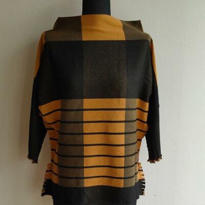 Auth ISSEY MIYAKE Blouse A.POC INSIDE Basic Check Multicolor 