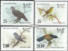 Sri Lanka 640-643 neuf avec gomme originale 1983 Locals Oiseaux