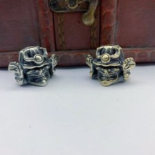 Brass Bead Parachute Cord Knife Lanyard Pendant EDC DIY Accessories