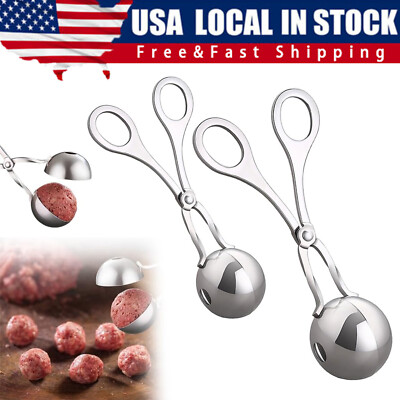 Meatball Maker Spoon Non Stick Thick Stainless Steel Meat Baller Kitchen Utensil