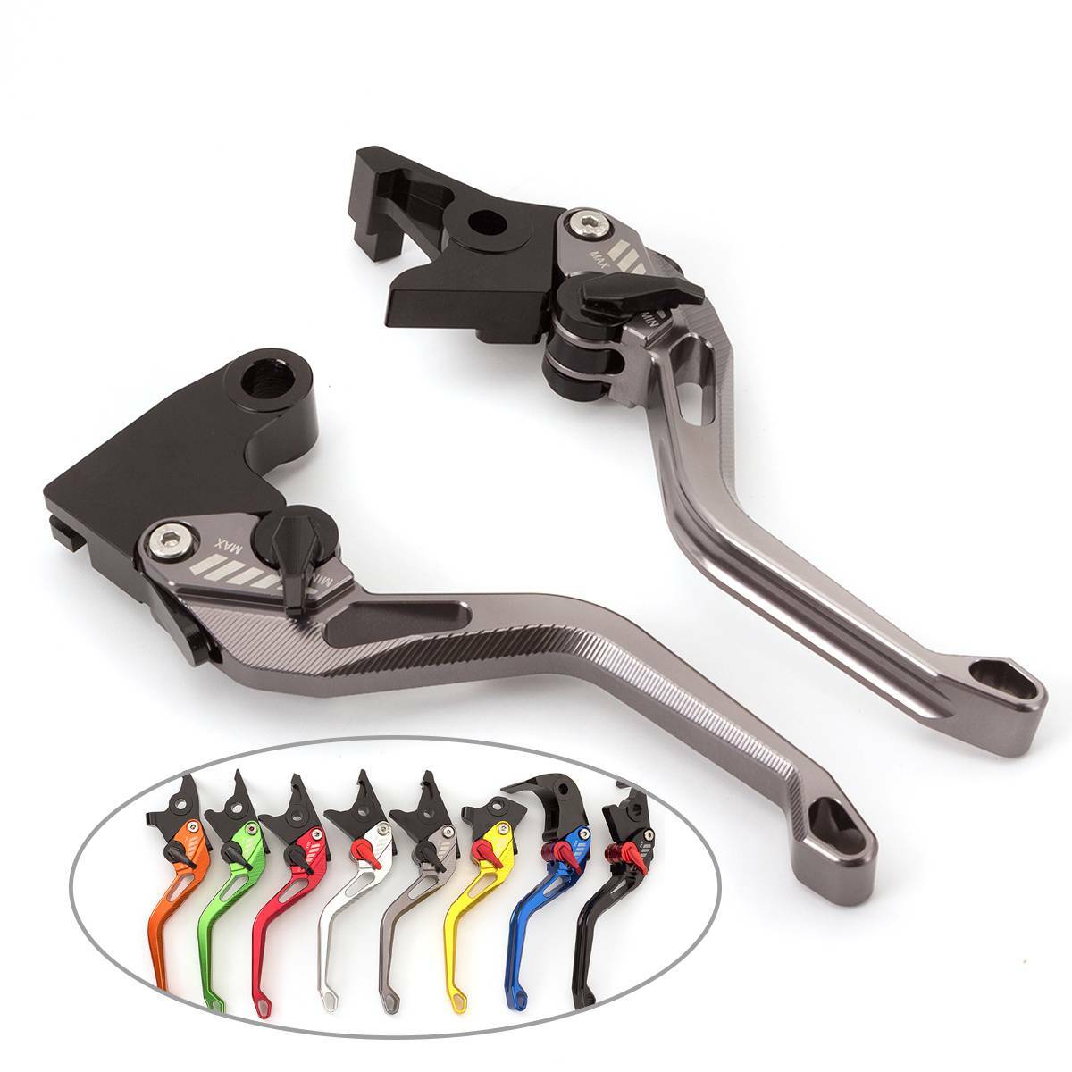 FXCNC 3D Rhombus Brake Clutch Lever For Kawasaki KLR650