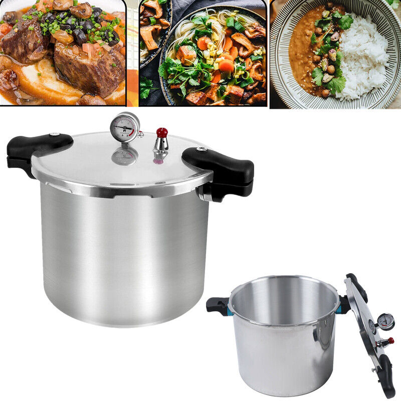 22L Pressure Cooker Kitchen Aluminum Pot Cooker Commercial Kitchen Cookware