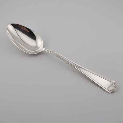 Durgin Fairfax Sterling Silver Oval Soup Dessert Spoon 1/8
