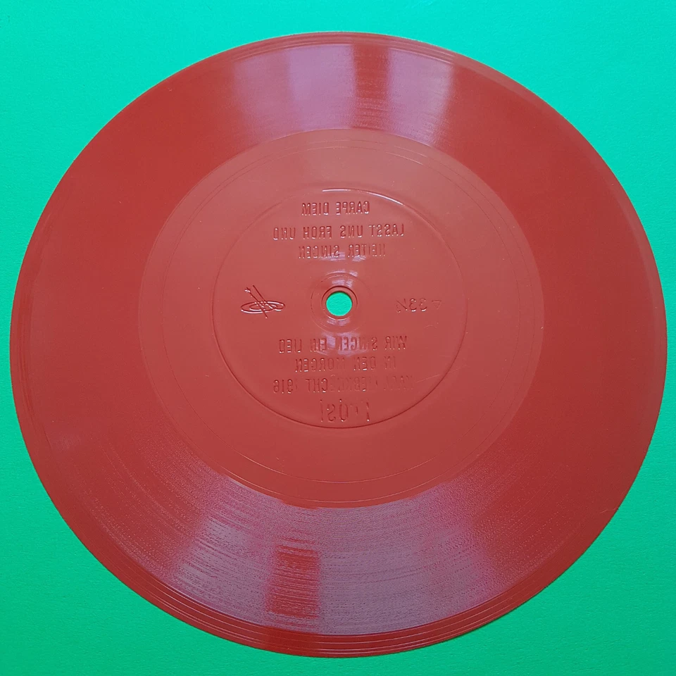 7" SCHALLFOLIE FLEXI DISC VINYLFOLIE CARPE DIEM KARL LIEBKNECHT FRÖSI MELODIJA - Bild 2 von 2