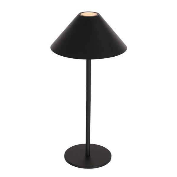 AußEnleuchte Tischleuchte Leselampe Led Akku Touch-Dimmer IP54 Schwarz H 30 Cm-image