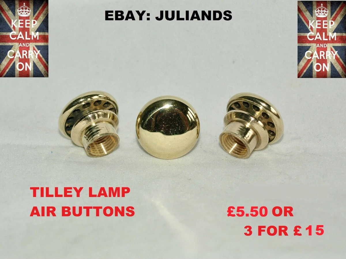 TILLEY LAMP AIR BUTTONS PARTS PARAFFIN LAMP KEROSENE LAMP SERVICE