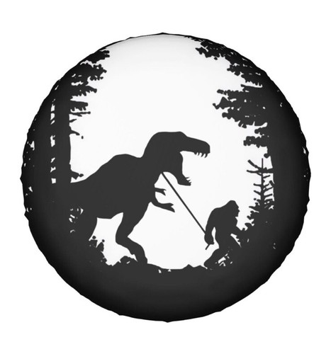 Dinosaur Bigfoot Spare Tire Cover 17” for RV/Jeep/Trailer/SUV/Car - Bild 3 von 7