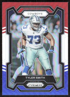 2023 1361E Panini Prizm RED WHITE BLUE PRIZM Tyler Smith Dallas Cowboys #83
