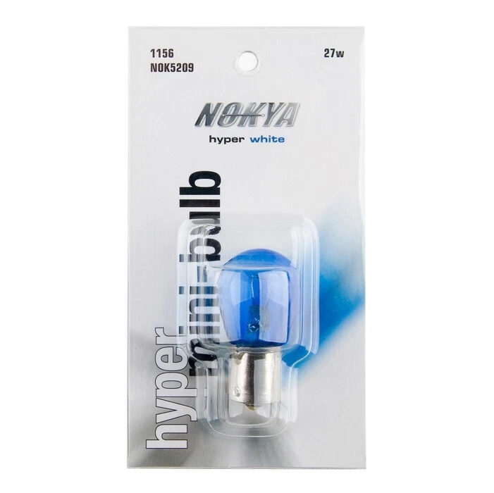 Nokya 1156 P21W Nok5209 27W White Two Bulbs Back Up Reverse Light Replace EO JDM - Image 3 of 4