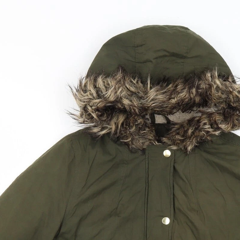 Atmosphere Womens Green Overcoat Coat Size 10 - Image 4 of 4