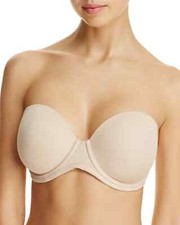 Wacoal X4645 Red Carpet Strapless Full Bust Underwire Bra, Nude, 32D