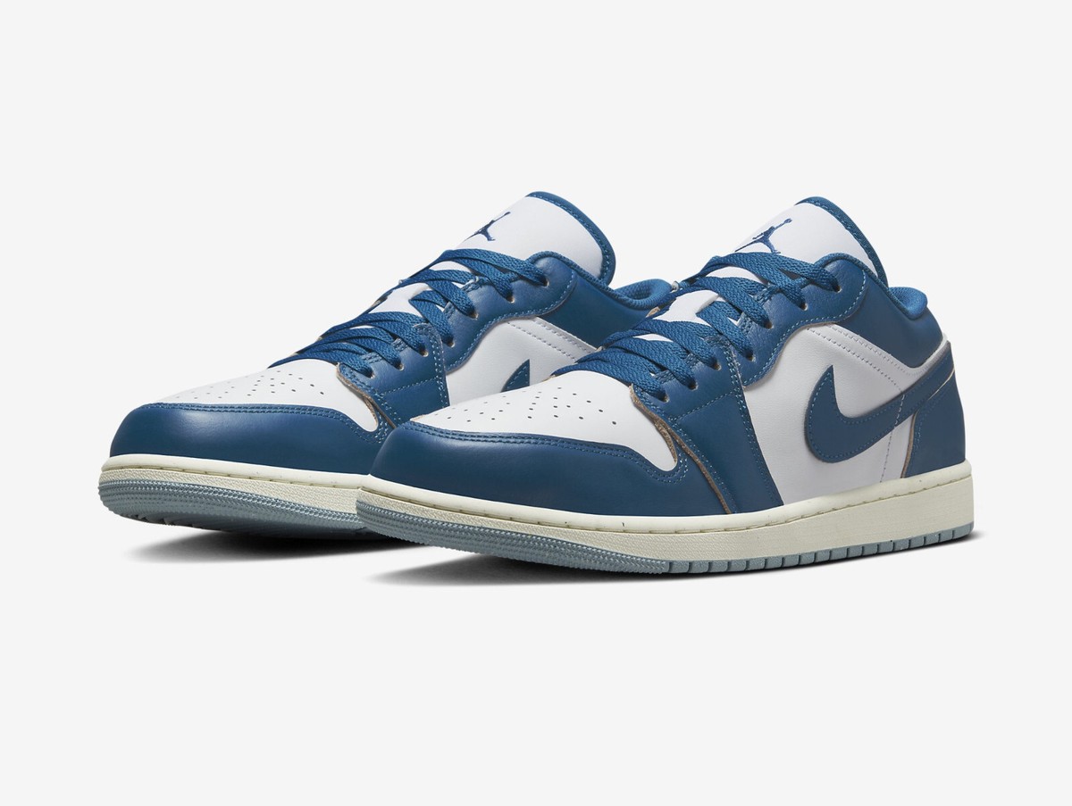 ◆正規品◆NIKE AIR JORDAN 1 LOW SE INDUSTRIAL BLUE◆送料込◆ Nike Air Jordan 1 Low SE Industrial Blue Sneakers Shoes 45