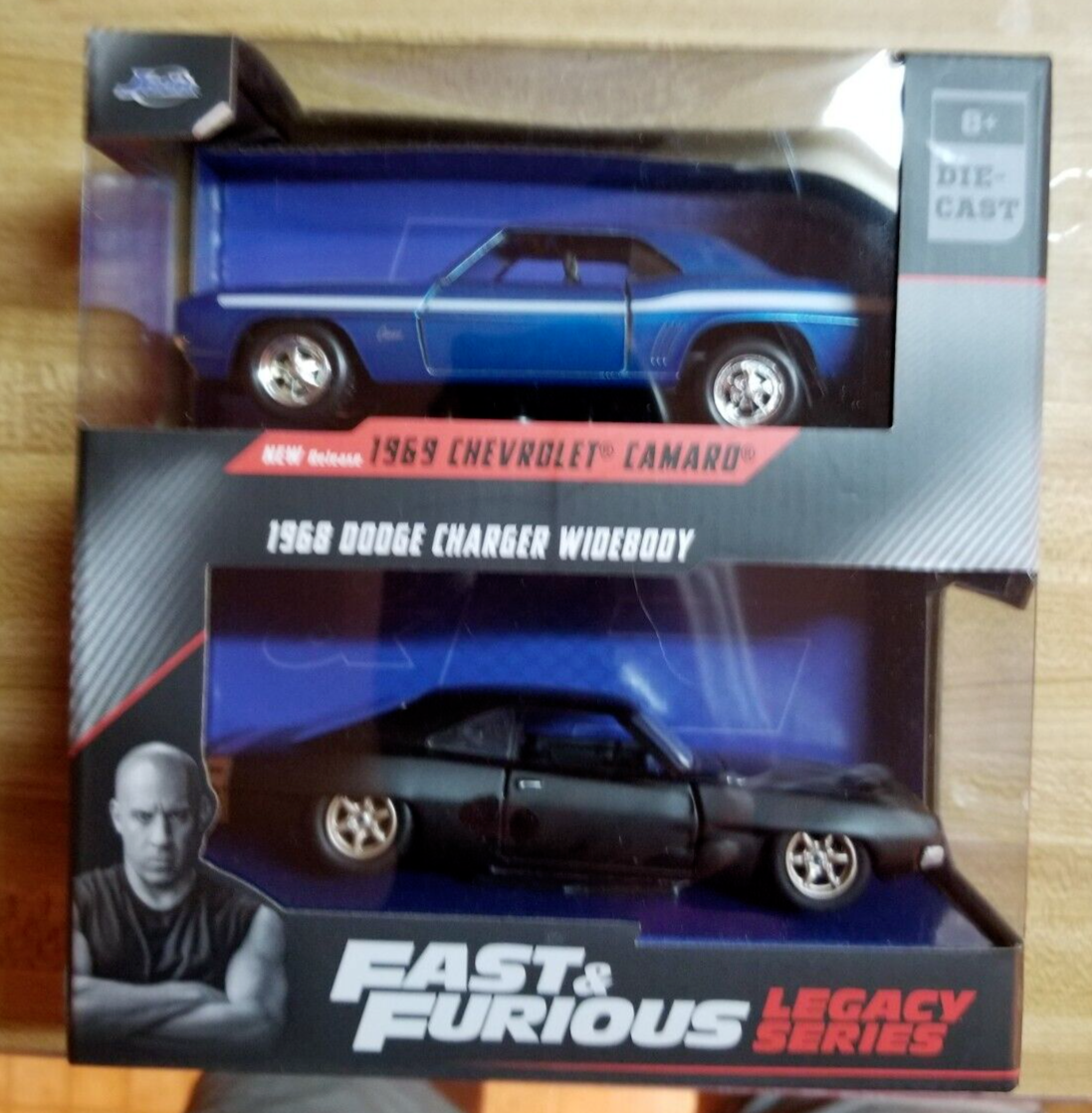 Jada Toys Fast & Furious 1969 Chev Camaro & 1968 Dodge Charger 1