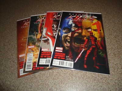 DEADPOOL KILLS THE MARVEL UNIVERSE COMPLETE SERIES 1-4 HIGH GRADE