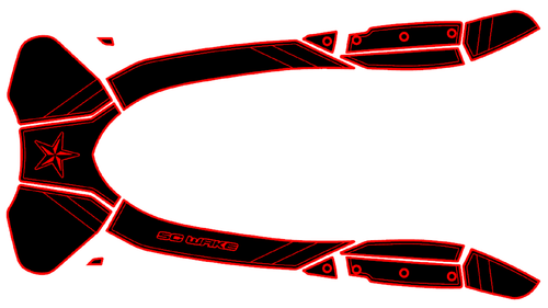 SC WAKE SEADOO RXT X 300 DIY SEADEK TRACTION MATS SEA DOO - 第 1/12 張圖片