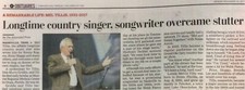 MEL TILLIS 1932 - 2017 NÉCROLOGIE LONGUE DATE AUTEUR-COMPOSITEUR-INTERPRÈTE COUNTRY