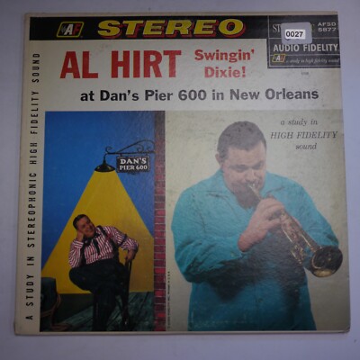 Al Hirt Swingin Dixie at Dan's Pier 600 in New Orleans Album Vinyl LP