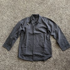 Monrow Cropped Trucker Jacket, Women’s Small, Gray Nwt Shacket Button Down