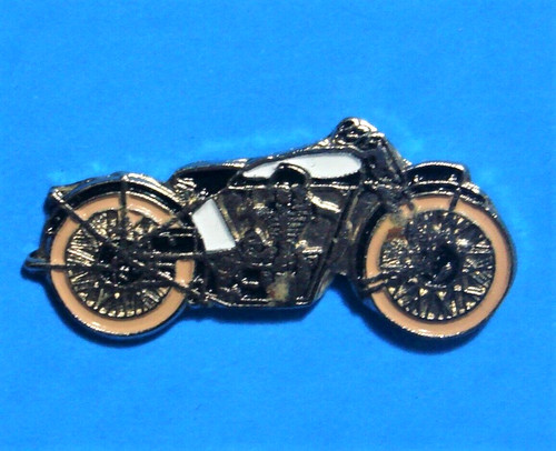 NORTON - CLASSIC CS1 1927 MOTORCYCLE - VINTAGE LAPEL PIN - HAT PIN - VEST PIN