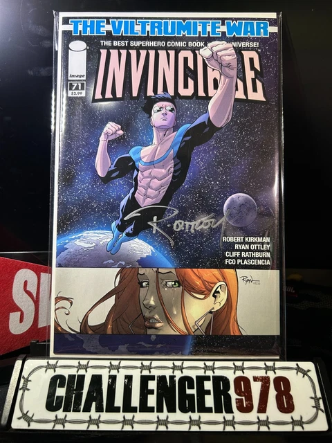 INVINCIBLE #71 Ryan Ottley SIGNED w/ COA