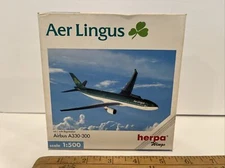 1:500 Herpa Are Lingus Airlines Airbus A330 300 Jet Toy Scale Model Wings Scale